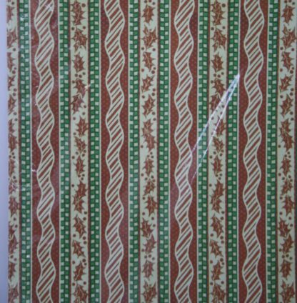 Graphic 45 Candy Cane Ribbons cardstock 12"x12"