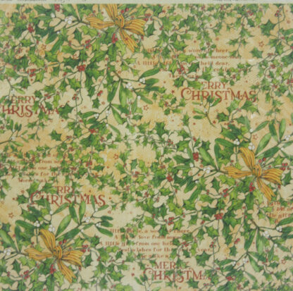 Graphic 45 Happy Holly Days cardstock 12"x12"